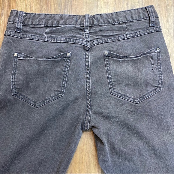 Free People Mid Rise Black Skinny Jeans Sz 29 - Picture 3 of 7